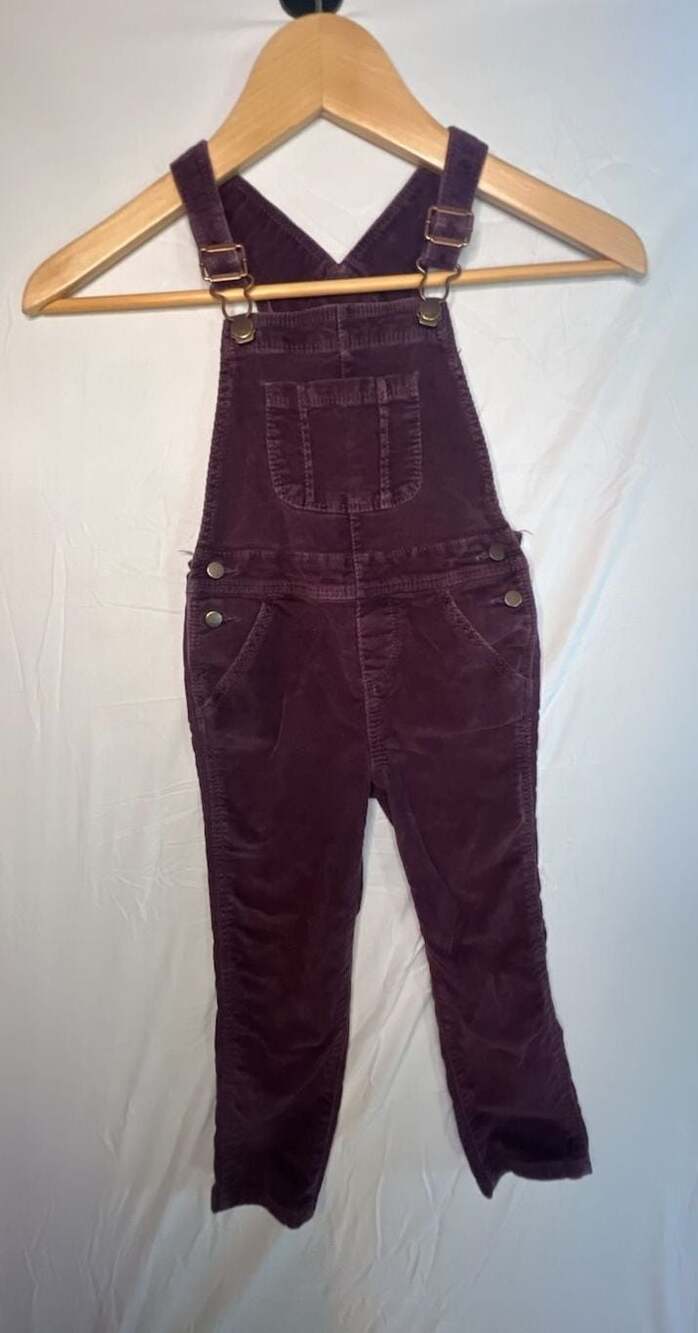 babyGap Toddler Girls Purple Corduroy Overalls Size 4 Years